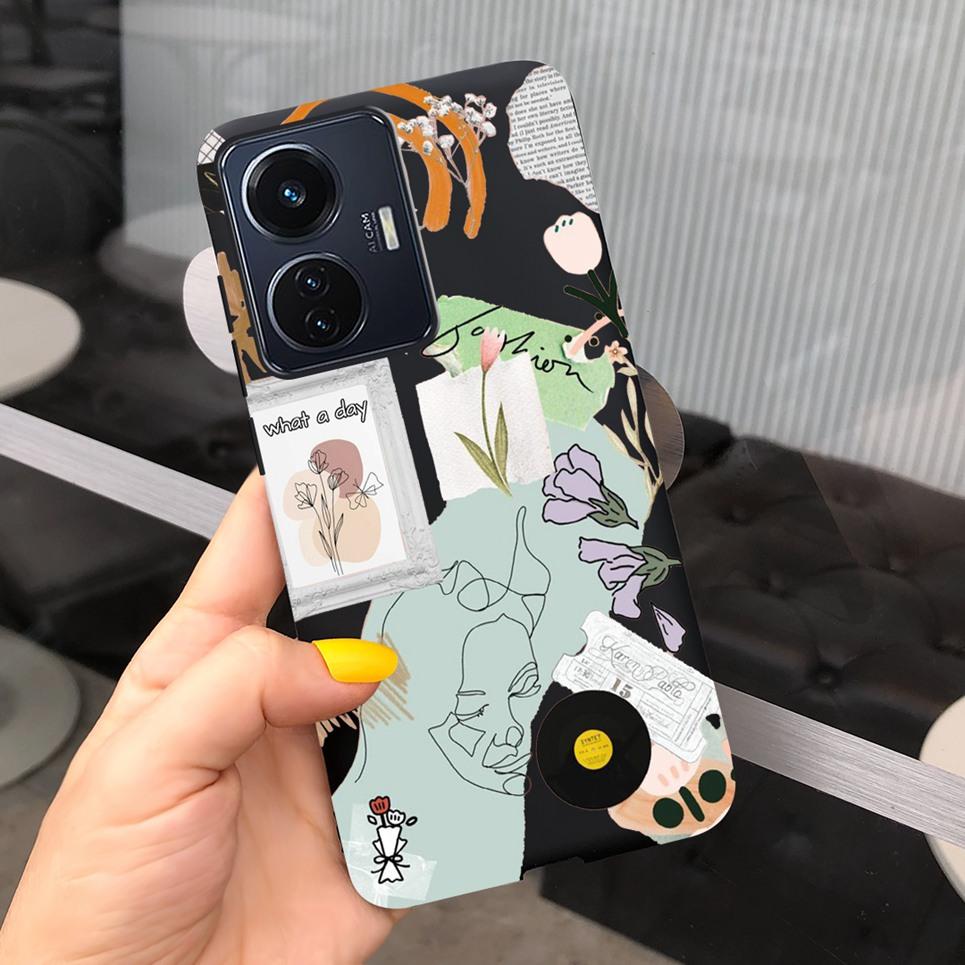Cute Animal Cartoon Case For Vivo Y55 4G 5G Cases Luxury Silicone Cover For Vivo Y75 4G 5G Fundas Silicone Cool Style Bumper
