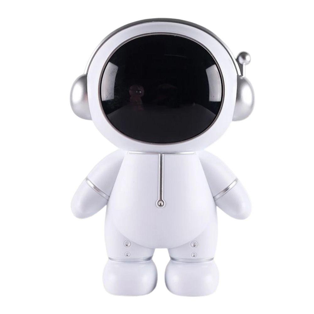 Night Lamp Astronaut Piggy Bank Large Capacity Collection Ornament  For Coins Cash