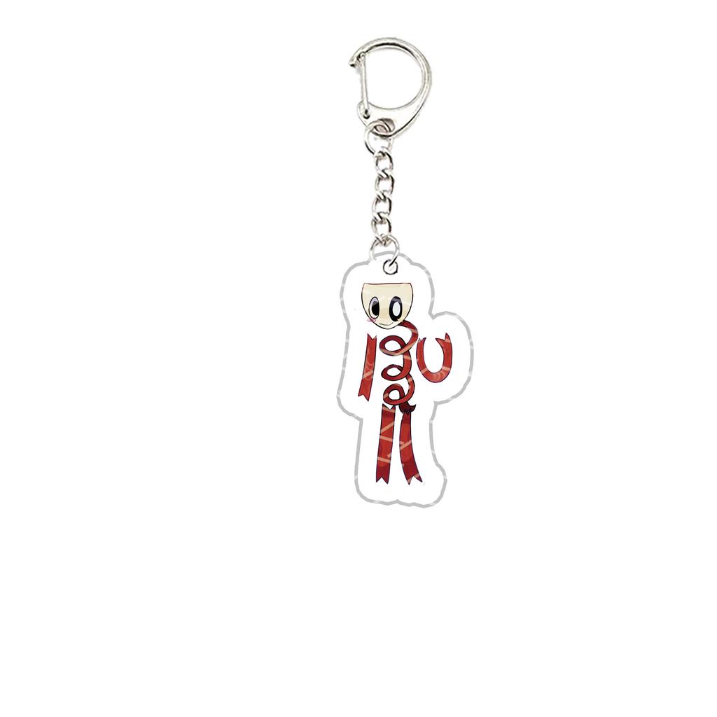 Acryl De Verbazingwekkende Digitale Circus Sleutelhanger Pomni Jax Ragatha Gangle Kinger Sleutelhanger Sleutelketting voor Accessoires Tas Fans Cadeau