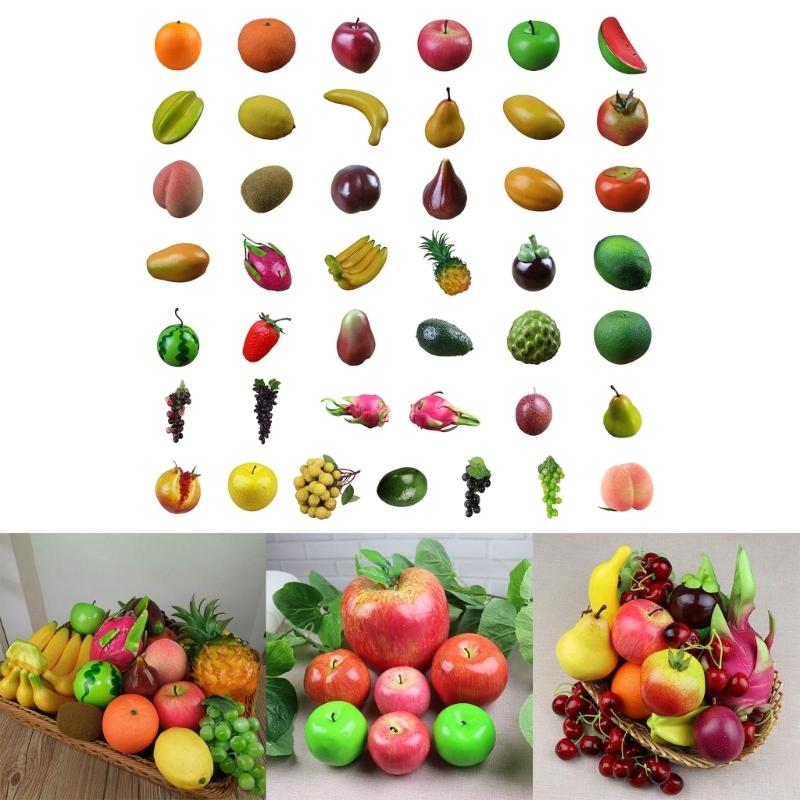 Artificial Fruit Fake Strawberrys Lifelikes Realistic Fruit for Photography Props