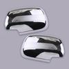1 Pair Chrome Silver Plastic Car Side Rear View Mirror Cover Trim Fit for Toyota Tacoma 2005 2006 2007 2008 2009 2010 2011