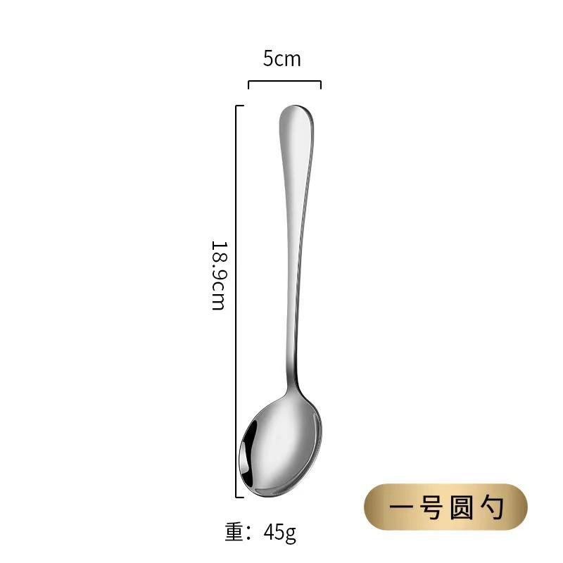 Stainless Steel Tableware Set Western Food Thickened Steak Knife Fork Spoon Coffee Dessert Spoon
