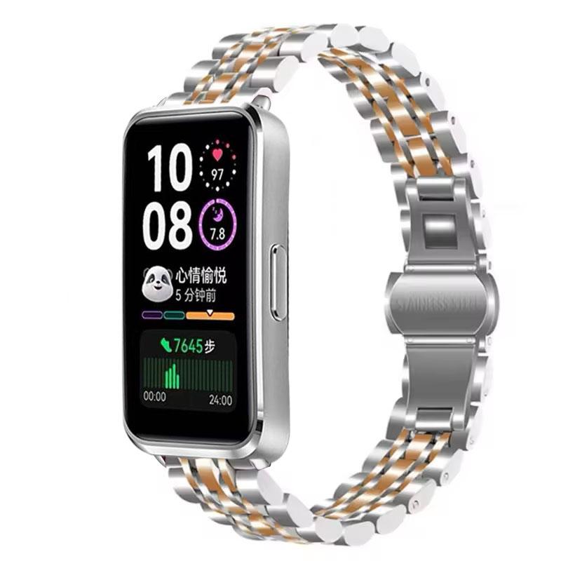 Metal Strap For Huawei Band 10 9 8 Smartwatch Stainless Steel Replaceable Bracelet Wristband For Huawei Band 8/9/10 Accessories
