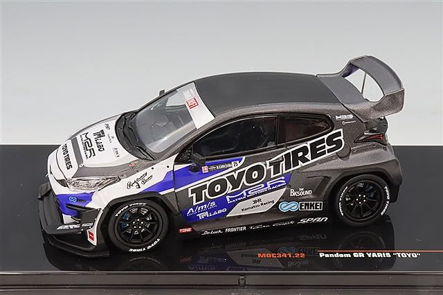 Kokusai Boeki ixo Pandem GR Yaris TOYO Finished Model MOC341 1/43