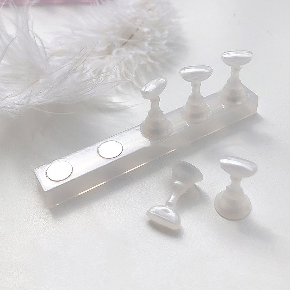 Practice Model Nail Art Training False Nail Tip Holder Nail Display Chess Board Nail Art Practice Stands Nail Display Stand