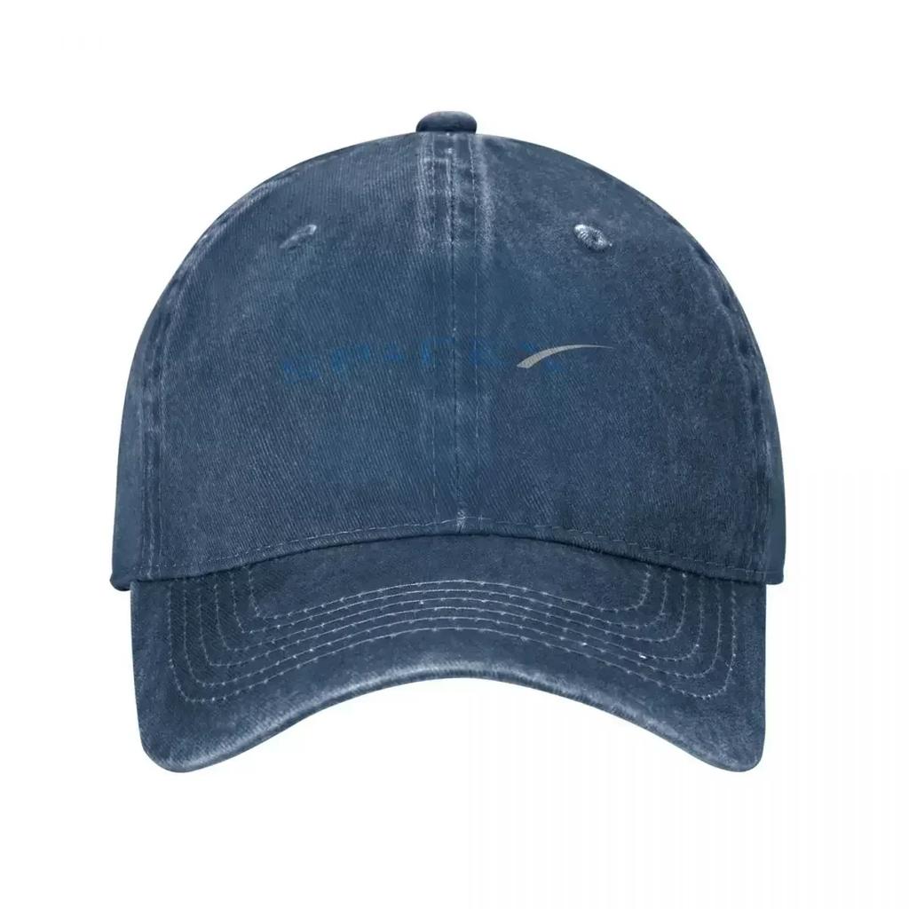 SpaceX Logo Space X Baseball Cap Fashion Distressed Washed Sun Unisex WomenOutdoor Workouts Hats