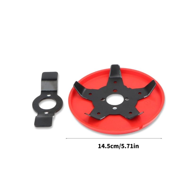 Cutting Disc With Hardened Alloy Blades Quick Setups Weeder Trimmer For Lawns Orchards Farmlands Farms Vineyards 1 Pair