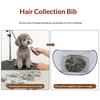 Foldable Pet Salon Hair Storage Net Bag Pet Shearing Basket Waterproof Adjustable Easy Trimming Shaving Pet Cleaning Supplies