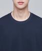 Musinsa Standard Ponte Dolman Sleeve Oversized T-Shirt [Navy]