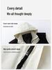 Men's 2025 Winter Color Block Windproof Hooded Cotton Jacket