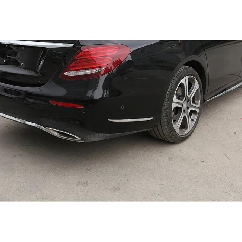 Tiras Decorativas de Moldura Lateral ABS Adhesivo de Recorte Para Mercedes Benz Clase E W213 E200l 300l 2016 2017 Accesorios de Coche AMG