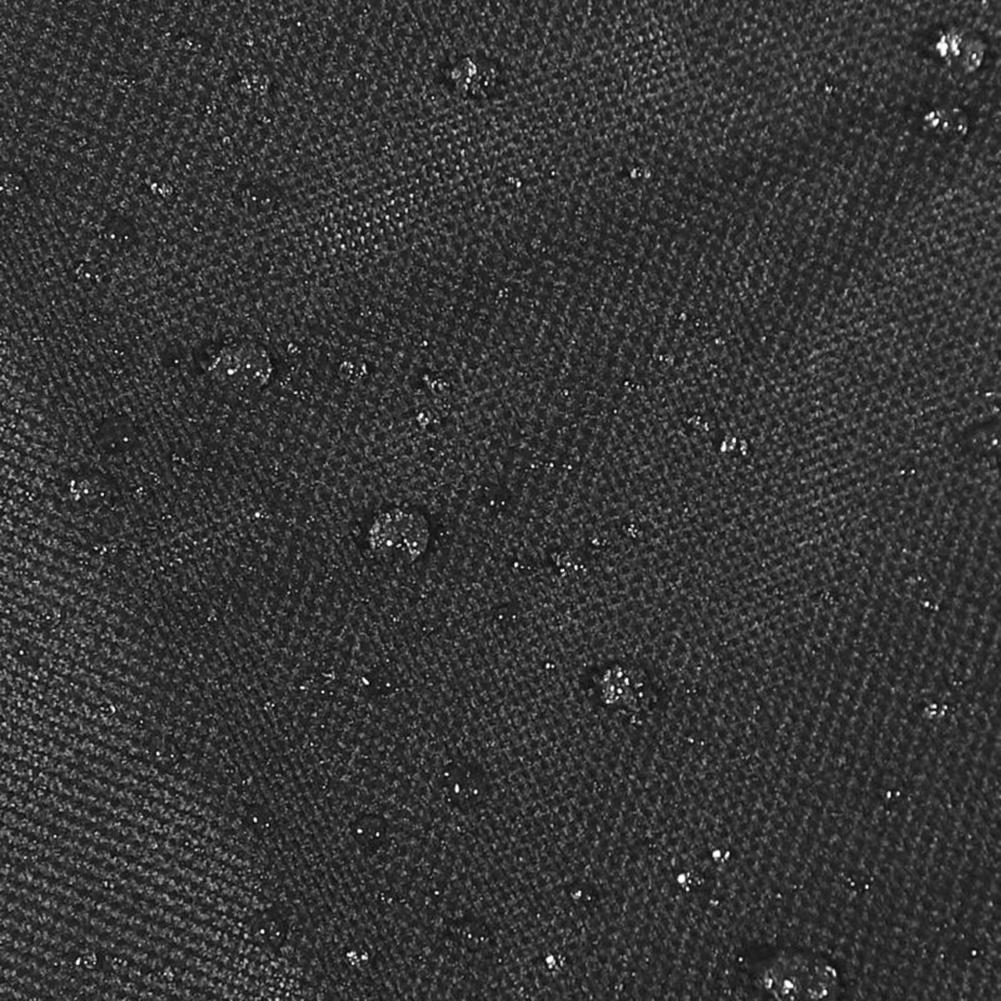 Black Waterproof Round Fire Cover BBQ Cover Outdoor Dust Waterproof Heavy Duty Grill Cover Garden Yard Cover Furniture Covers