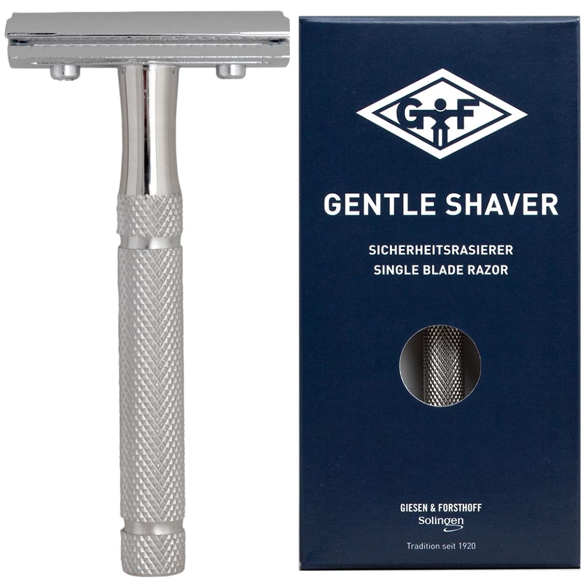 

от компании в Premium бритва с невероятно близким Имеет гравированную отделку и короткую 80 мм Идеально для Авторизованный [Сделано G&F, 100-летний