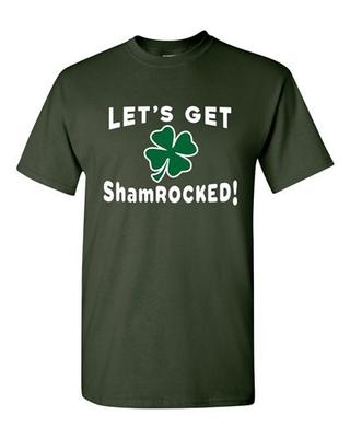 Lasst uns Shamrock-mäßig feiern! Kleeblatt St. St. Patrick's Day Lustige DT Erwachsenen T-Shirts Tee Unisex T-Shirt