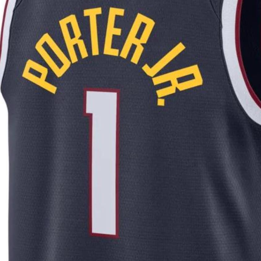 Nike NBA Team Logo Printed Sleeveless Jersey Basketball Tank - Fan Edition 22-23 Season - Denver Nuggets Jamal Murray No. 1 Unisex Tops DN2003-421