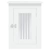 Vidaxl Dog Pen, White, 45X62X59 Cm, Wood-Based Material