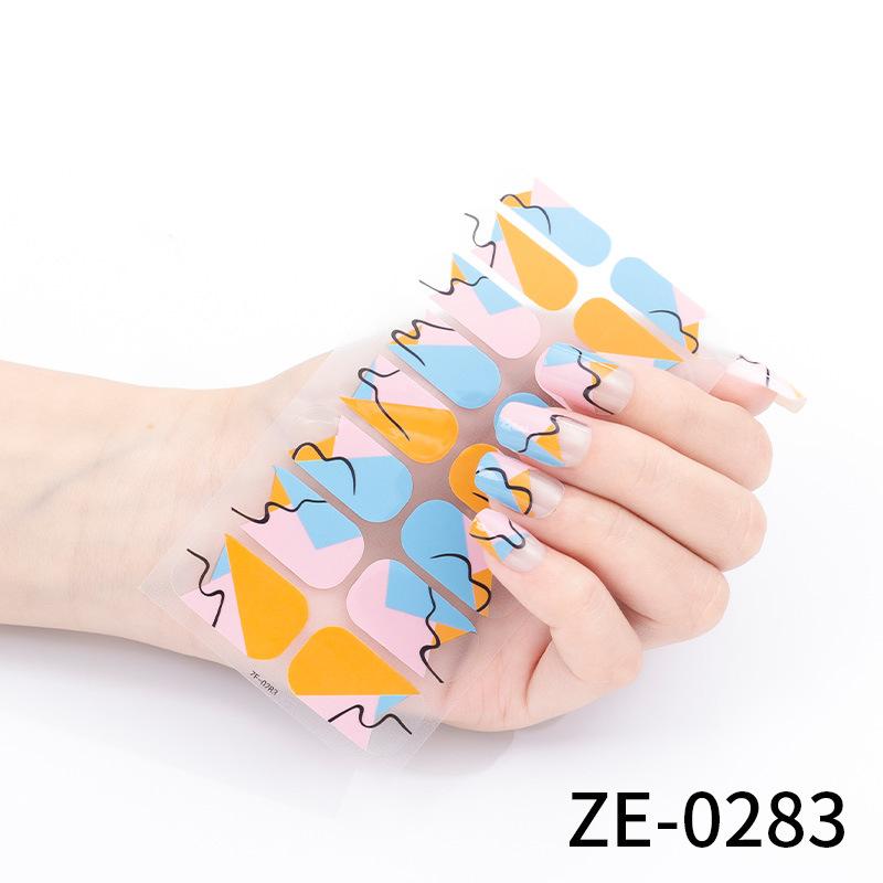 1/3pcs Women Hot Nail Sticker Plastic Sticker Nail Sticker Decals Art Casual Fashion Elegant Randomly