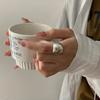 Anillo de Plata de Ley 925 Diseño Suave Ajustable Joyería Punk Minimalista Regalo de Personalidad Creativa Para Uso Diario de Mujer