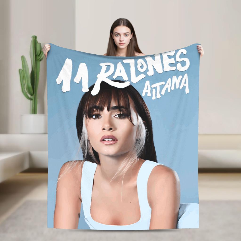 Singer Aitanaed Album Ocana Blanket  Travel Office Flannel Bedding Throws For Home Decor Warm Soft Customized Quality Bedspread