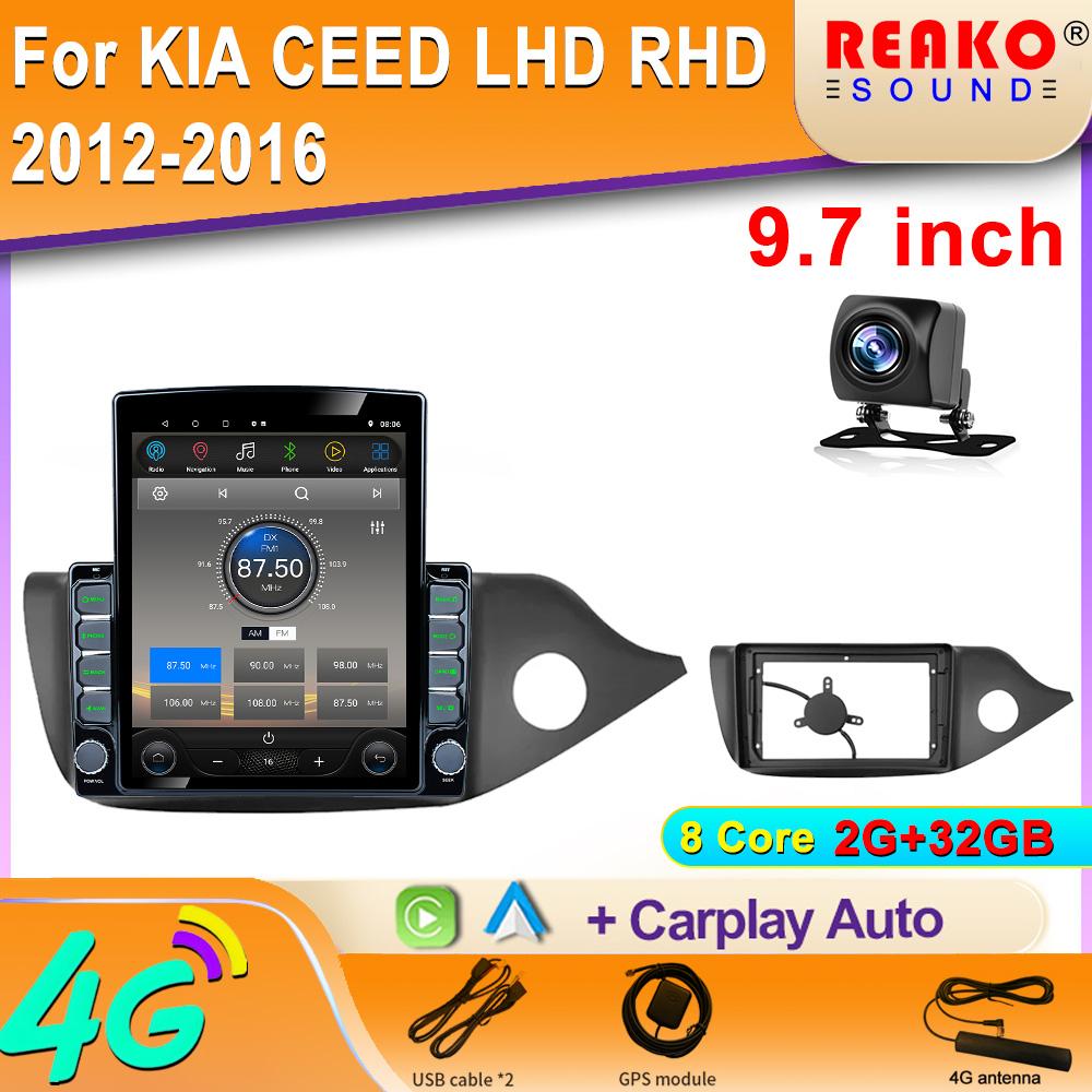 

9,7-дюймовый вертикальный экран Tesla Android автомобильное радио для KIA CEED LHD RHD 2012-2016 GPS-навигация автомобильный мультимедийный плеер 8 core 2GB+32GB