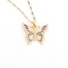 Xiulu Butterfly Necklace Women'S Simple Ol Fresh Natural Symphony Pendant