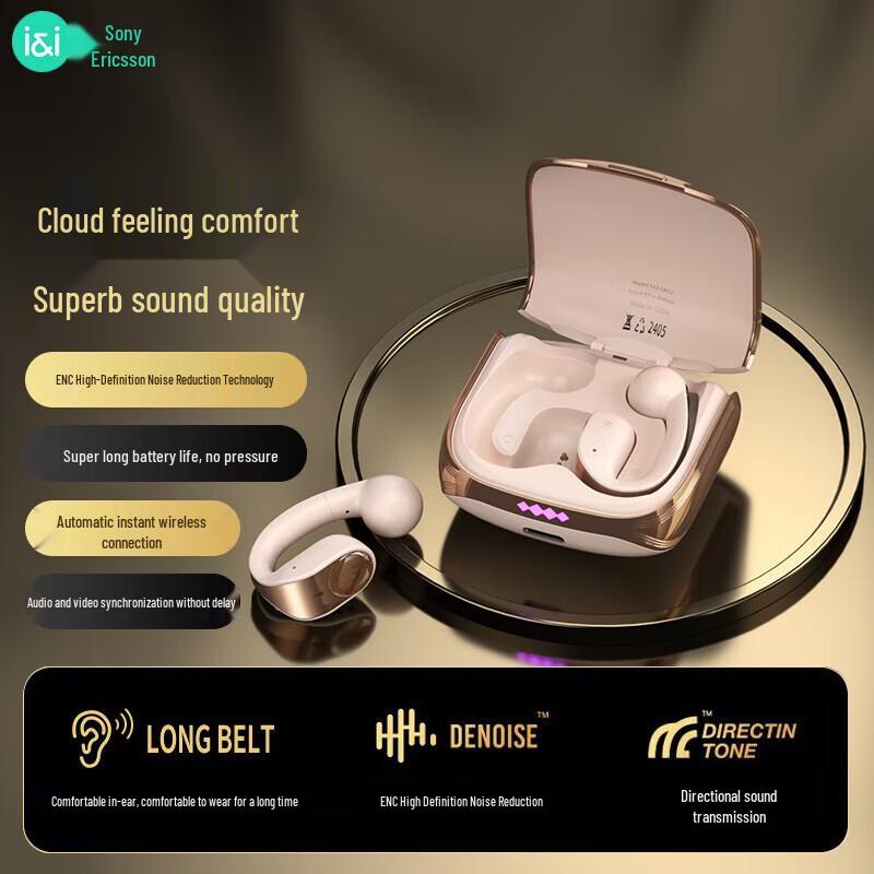 

Soaiy GK12 Clip-Ear Air Conduction Sports Bluetooth Headset