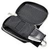 Kashimura Relay Attack Prevention Key Case with Belt Loop Attachment Carbon Radio Wave Blocking Fabric Hook, Fiber-Look Material, Double-Layered