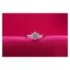Fashionable And Elegant Diamond-encrusted Ring For Women Adjustable Six-claw Opening Ring