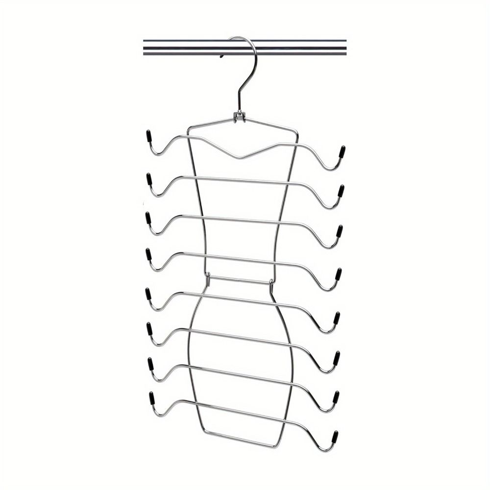 8 Tier Underwear Hanger Metal Closet Organizers Bra Tank Top Hangers for Chest Storage