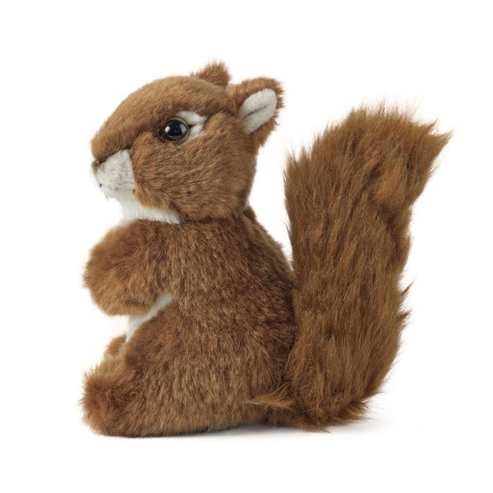 Peluche Ecureuil Living Nature - Marron et blanc - Mixte - Plush - A partir de 3 ans