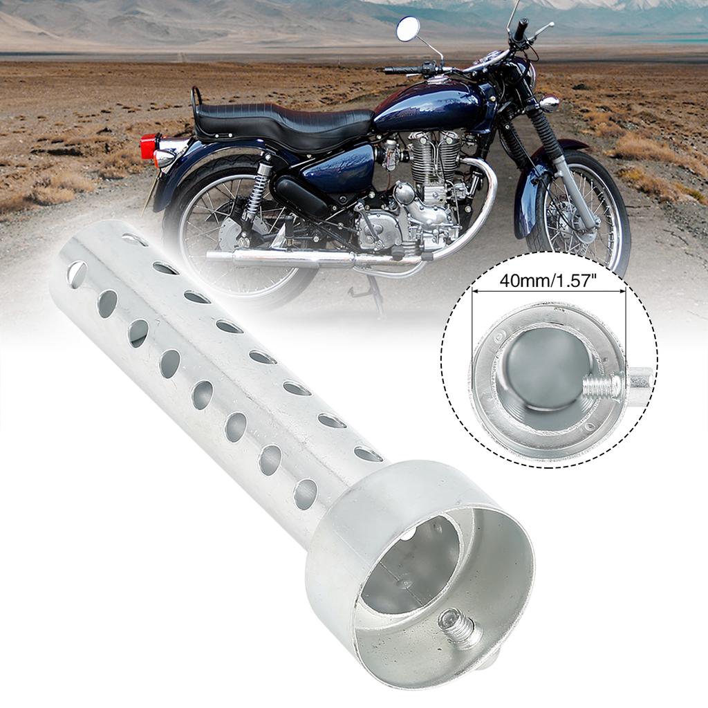 Motoforti 1/2 Pezzi Acciaio Inossidabile Universale 35mm 42mm 45mm 48mm 60mm Diametro Esterno Tubo di Scarico Moto Baffle Silenziatore Baffle