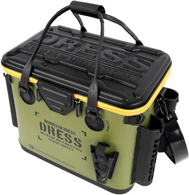 Dres Fischereieimer mit Netztasche 12l 34l 3 Größen 7 Farben Rutenhalter