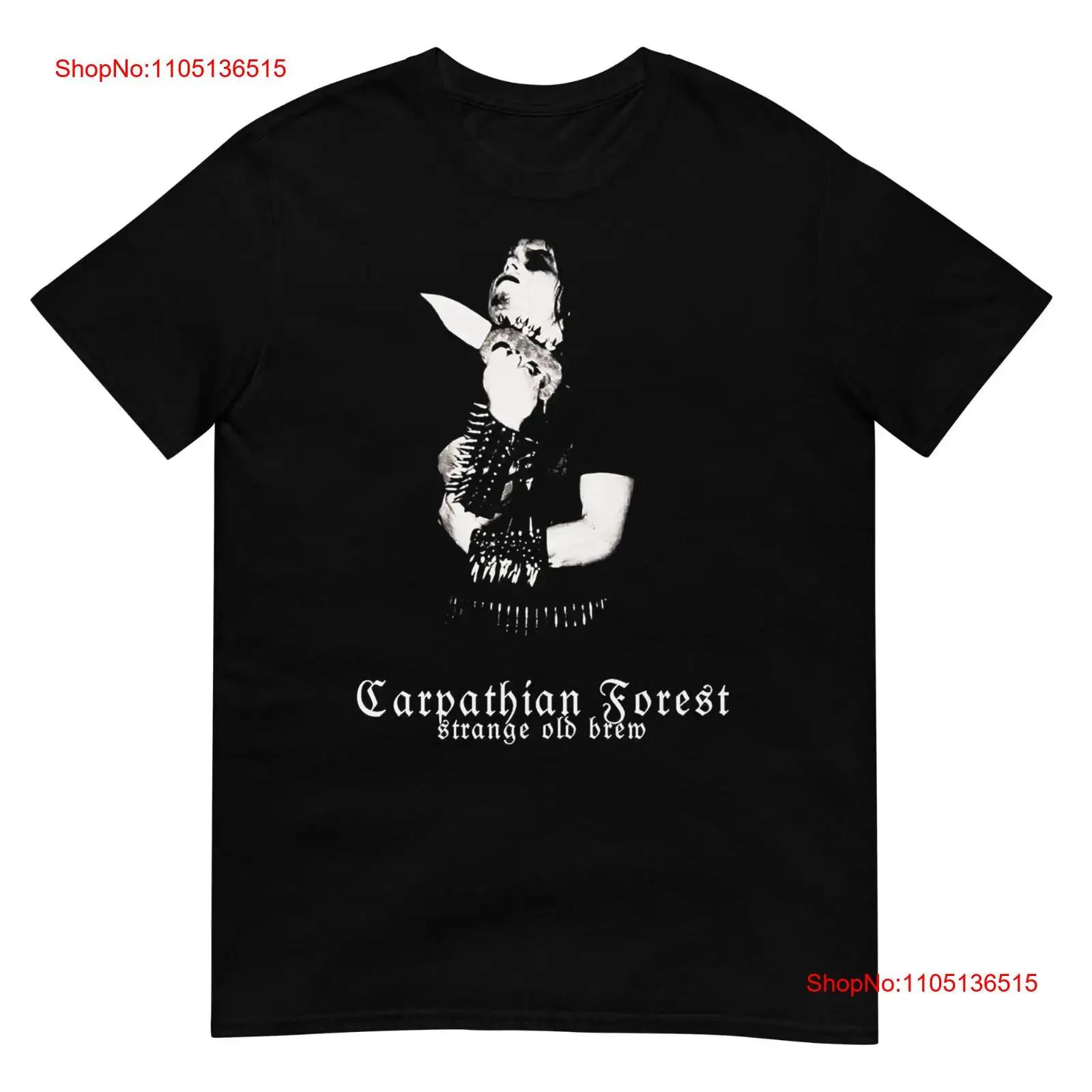 CARPATHIAN FOREST Strange Old Brew One Sided T SHIRT vintage Washed Stylish Stretched Soft fashion homme designer clothes S разноцветный