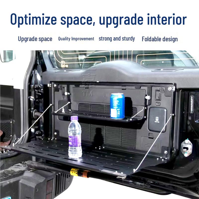 Jetour Traveler ShanHai T2 Tailgate Double Layer Foldable Storage Rack with Strong Load Bearing