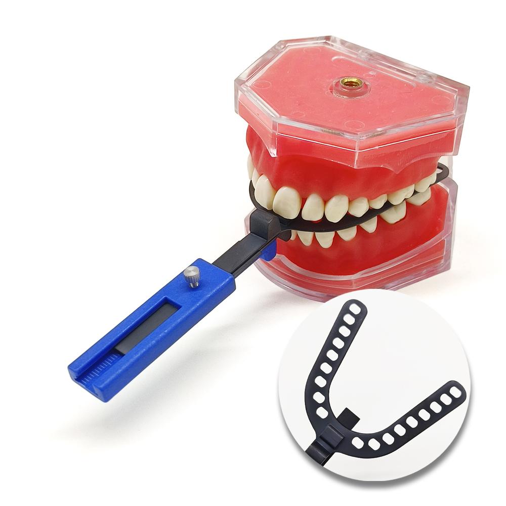 1 Piece Titanium Dental ProGauge for Bite Recording Oral Centric Tray Set  Denture Repair Occlusal Record Articulator Impression Trays