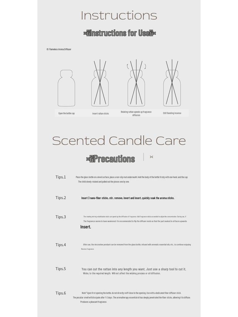 Luxurious Flameless Aromatherapy Oil for Lasting Indoor Fragrance: Bedroom Decor, Hotel Freshener, Incense.