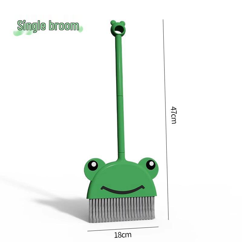 Kid's Broom and Dustpan Set for Home or Kindergarten Cleanup