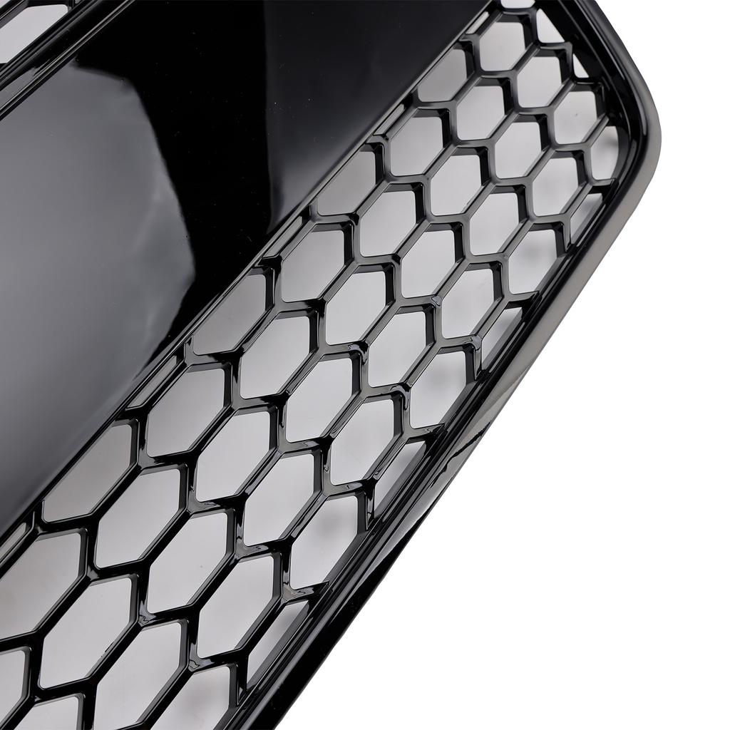 RS4 Style Front Honeycomb Mesh Grille Grill Fit A4 B7 S-Line 2005-2008