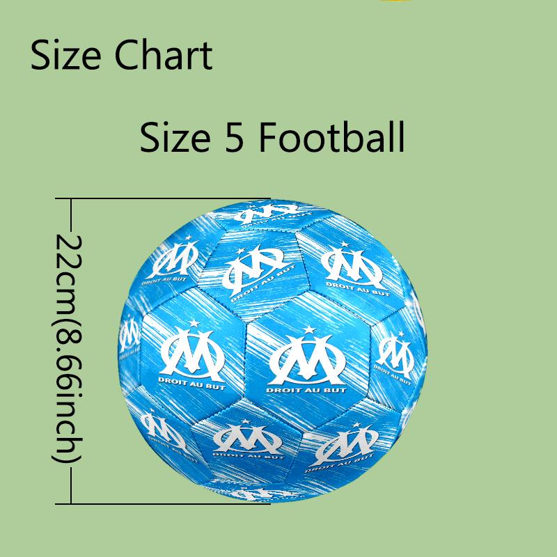1 pz Pallone da Calcio Design Squadra di Calcio Taglia 5 - Pallone da Calcio Antiscivolo per Attività Sportive all'Aperto, Pallone Resistente per il Gioco