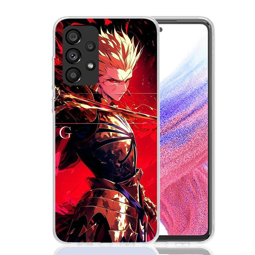 Fate Zero Stay Night Gilgamesh Phone Case For Samsung Galaxy A17 A16 A14 A15 A13 A57 A56 A54 A55 A53 A37 A36 A34 A35 A33 A26 A24
