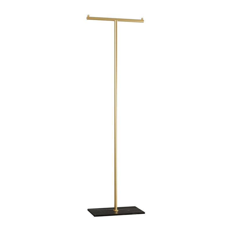 Space-Saving Floor-Standing Clothes and Hat Rack for Bedroom 