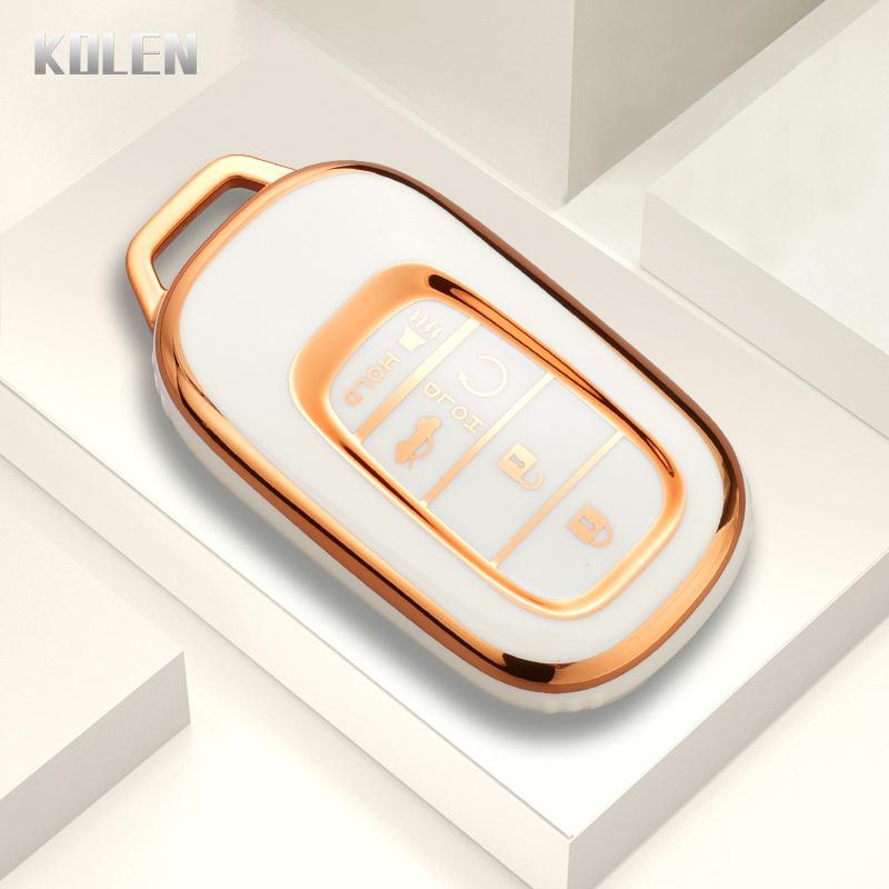 New Tpu Car Remote Key Case Cover Shell For Honda Civic  5 Buttons Protector Holder Fob Keyless Accessories
