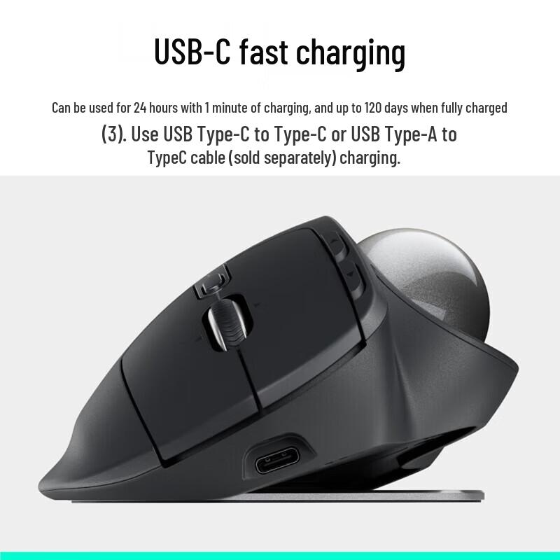 Logitech MX ERGO S Wireless Trackball Mouse