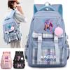 Cartoon Anime K-Pop Demon Hunters Printed Large Capacity Backpack for Teenger Student Bookbag Girl Boy Schoolbag Bookbag Women Waterproof Travel Bag
