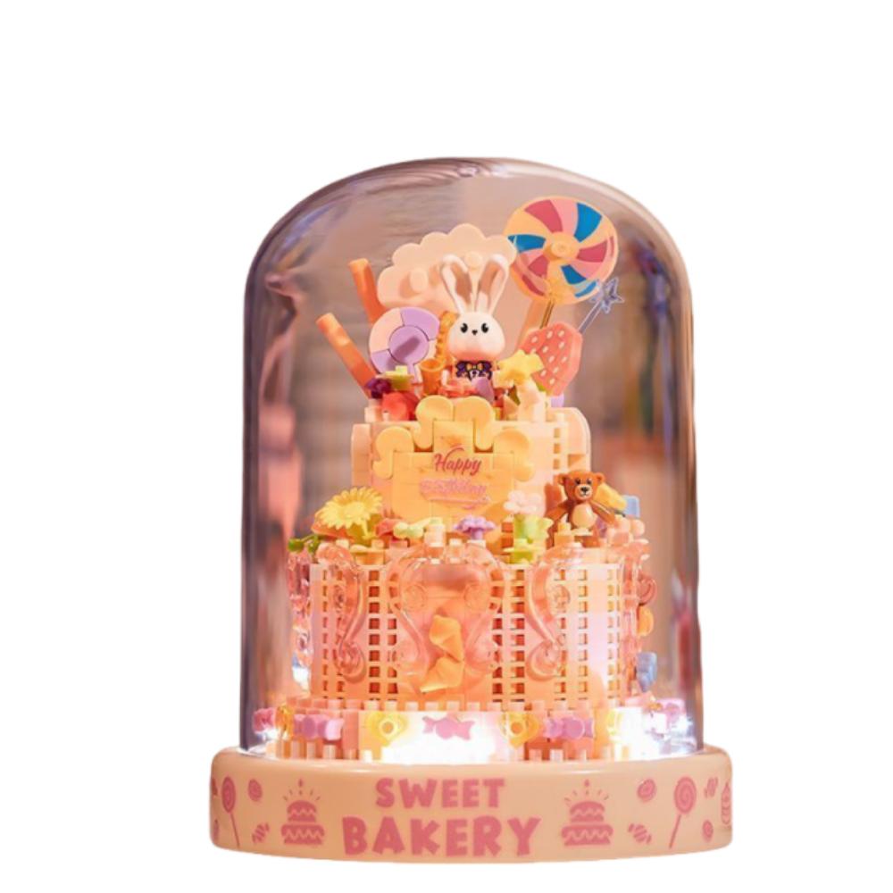 Exquisite Design Tree Building Block Kit With Ambient Light Flower Assembly Blocks Children Toy