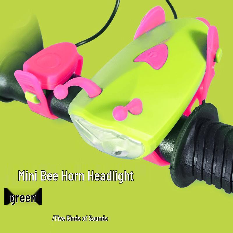 LiShi Little Bee Bicycle Headlight with Horn