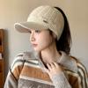 Autumn and Winter Hat Women's Solid Color Cap Fashion Knitted Hat Fleece Thickened Thermal Hat