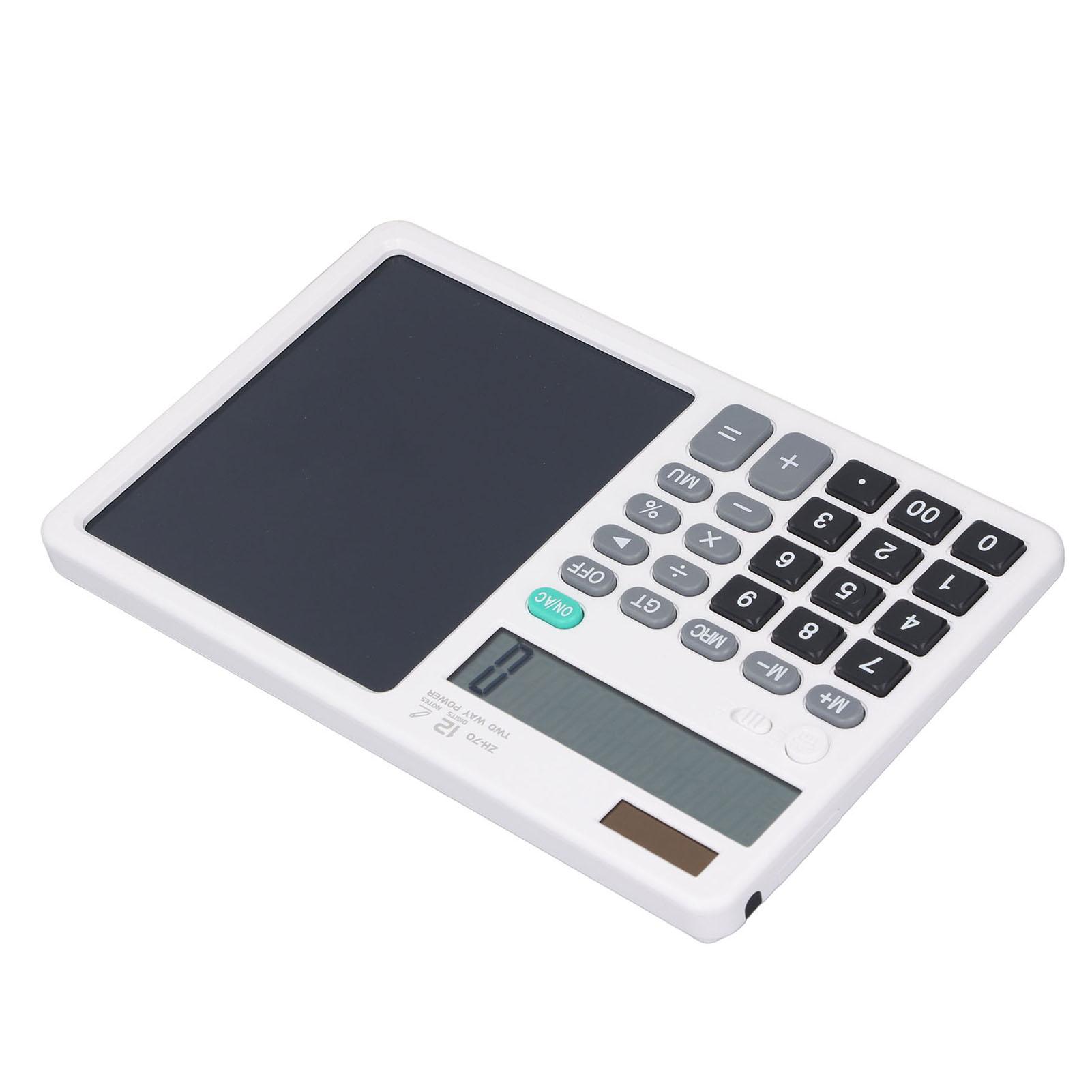 

Calculator LCD Tablet Multifunctional Sketches Memos Accurate Practical Portable Math Calculator with Notepad for Financial Accounting