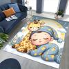 1pc Giraffe Print Chair Mat, Non-Slip Carpet for Office Chairs, Suitable for Home Decor, Living Room, Bedroom, Game Room, Festive Gift, All Seasons Un
