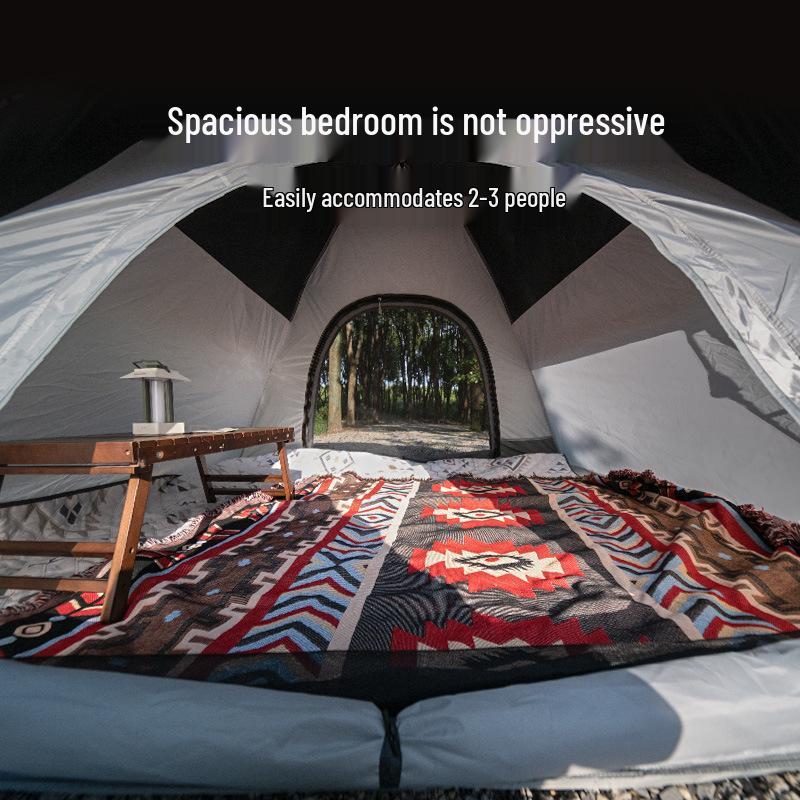 Explorer Automatic Rainproof Sun Protection Tent: Portable, Double-Layer, Foldable Camping Gear